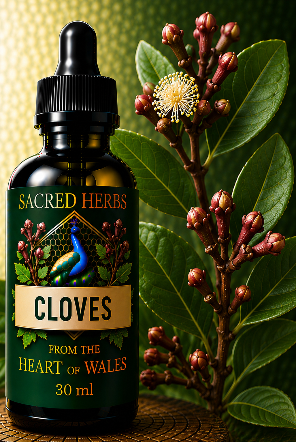 Cloves Tincture handcrafted herbal tincture, wild-harvested and made in Wales, UK